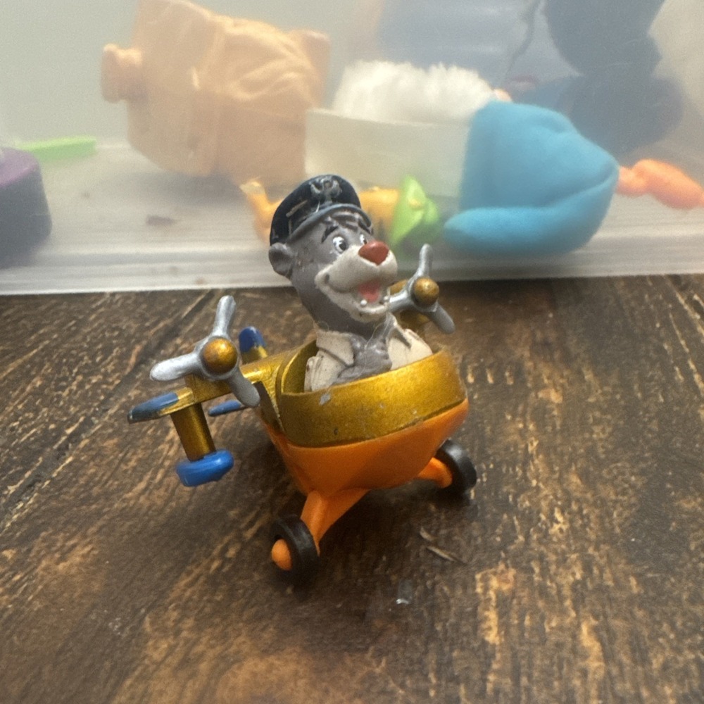 Talespin Baloo Vintage Disney Figure Pilot Plane